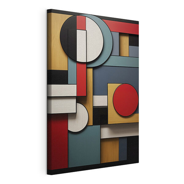Canvas Schilderijen Kleurrijk geometrisch ontwerp