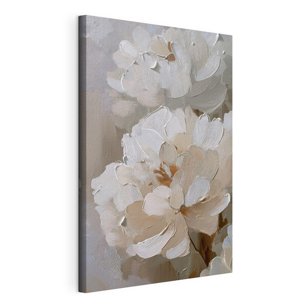 Verfijnde bloesems in zachte tinten Canvas Schilderijen Verfijnde bloesems in zachte tinten