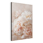 Canvas Schilderijen Groep witte bloemen
