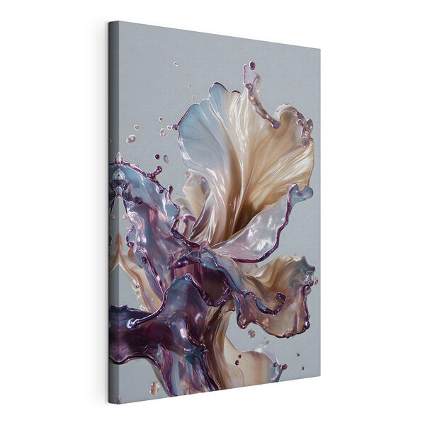 Etherische kleuren in vloeiende bewegingen Canvas Schilderijen Etherische kleuren in vloeiende bewegingen