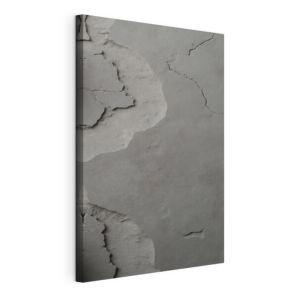 Canvas Schilderijen Een ruw oppervlak met verfijnde details