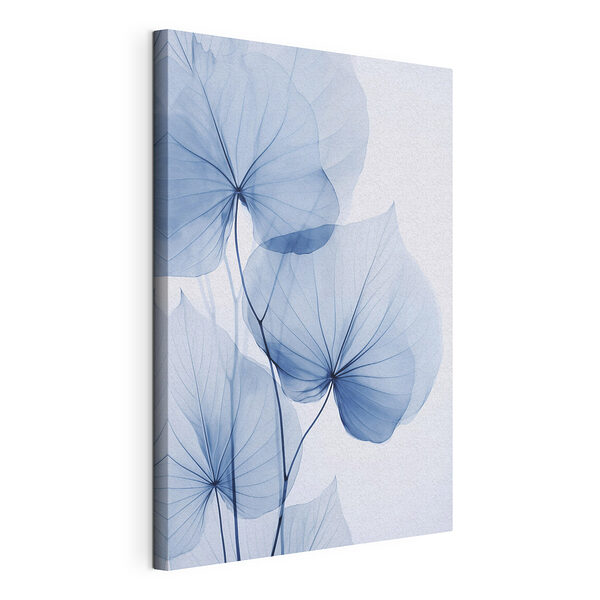 Fijne blaadjes in zachte tinten Canvas Schilderijen Fijne blaadjes in zachte tinten