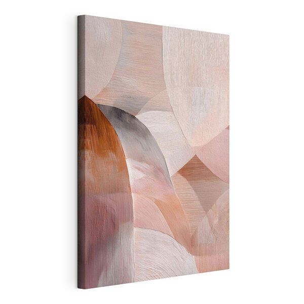 Zachte tinten in harmonieuze abstractie Canvas Schilderijen Zachte tinten in harmonieuze abstractie