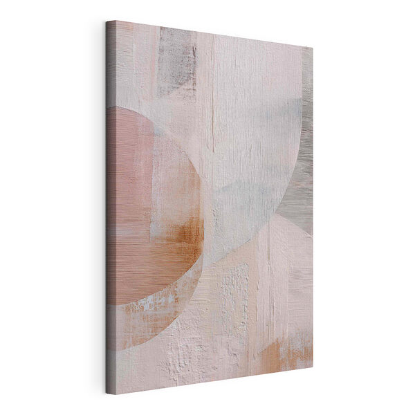 Canvas Schilderijen Schilderij van een cirkel en een cirkel