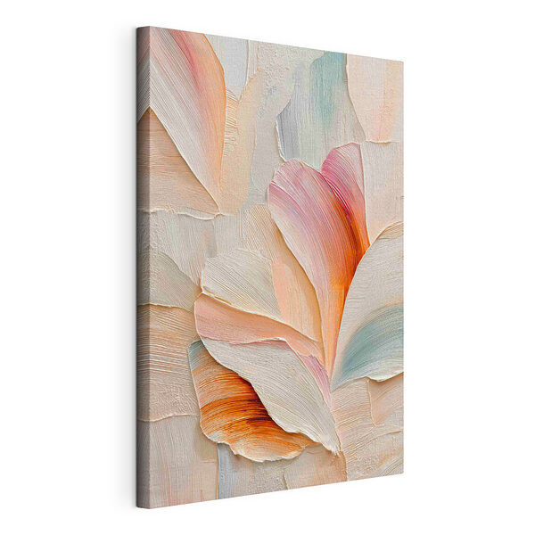 Canvas Schilderijen Abstracte kleuren in zachte pasteltinten