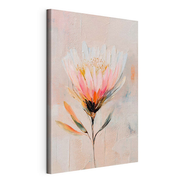 Canvas Schilderijen Schilderij van een bloem