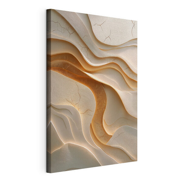 Luchtige rondingen en subtiele texturen Canvas Schilderijen Luchtige rondingen en subtiele texturen