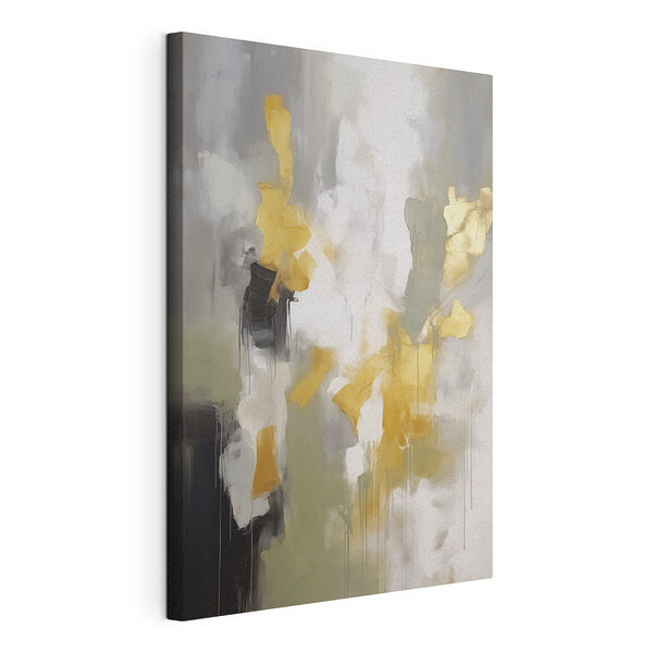 Canvas Schilderijen Abstracte tinten versmelten harmonieus met elkaar