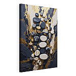 Canvas Schilderijen Groep ovale voorwerpen