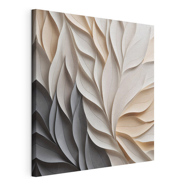 Vloeistofgolven met een gelaagd ontwerp Canvas Schilderijen Vloeistofgolven met een gelaagd ontwerp