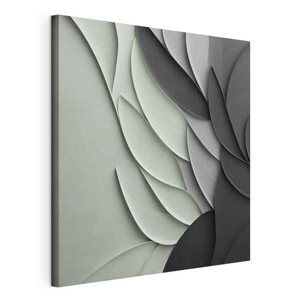 Zachte rondingen in ingetogen kleuren Canvas Schilderijen Zachte rondingen in ingetogen kleuren