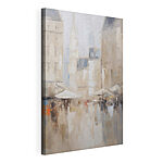 Canvas Schilderijen Schilderij van een stad
