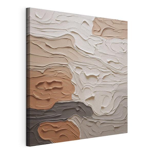 Abstracte texturen in warme tinten Canvas Schilderijen Abstracte texturen in warme tinten