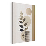 Canvas Schilderijen Blad aan een tak