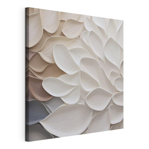 Zachte, golvende lagen met een verfijnd ontwerp Canvas Schilderijen Zachte, golvende lagen met een verfijnd ontwerp