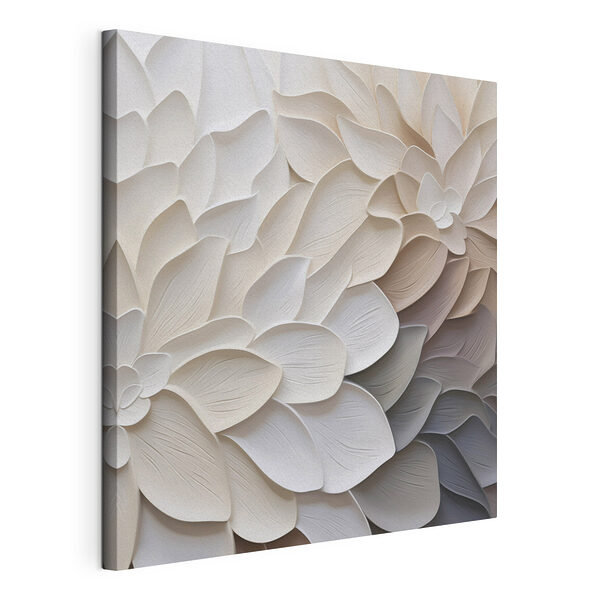 Canvas Schilderijen Zachte en delicate bloemblaadjeslagen