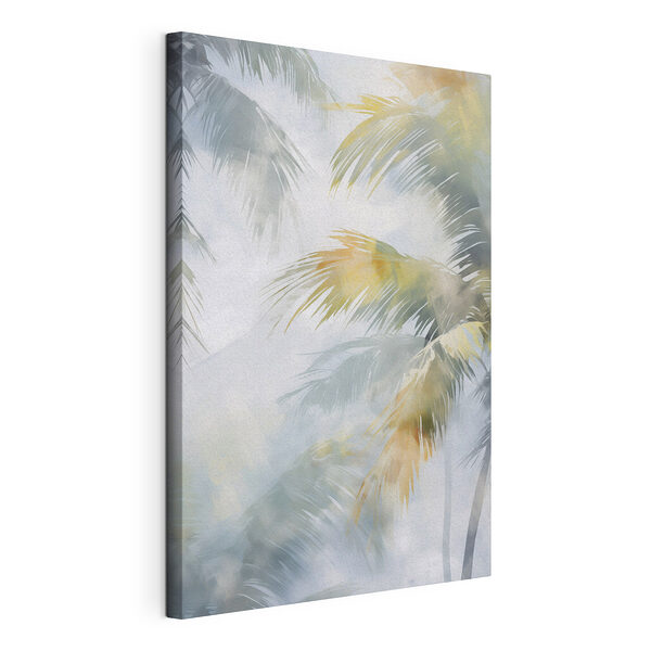 Palmbomen in de lucht Canvas Schilderijen Palmbomen in de lucht