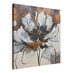 Canvas Schilderijen Schilderij van een bloem