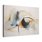 Canvas Schilderijen Schilderij van een cirkel en een cirkel