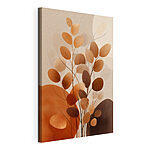 Canvas Schilderijen Plant met bruine bladeren