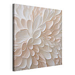 Canvas Schilderijen Witte en roze bloemblaadjes