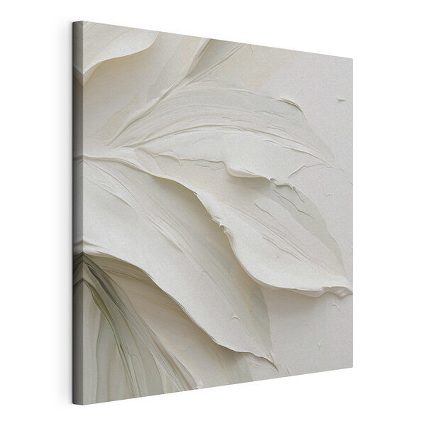 Canvas Schilderijen Witte verf op een muur