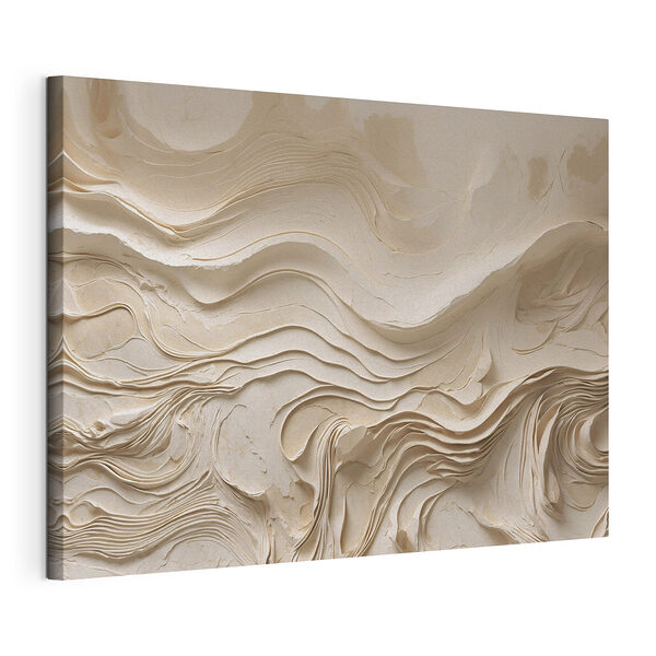 Canvas Schilderijen Witte muur met golvende lijnen (Artikelnummer: s48834) Canvas Schilderijen Canvas Schilderijen Witte muur met golvende lijnen (Artikelnummer: s48834)