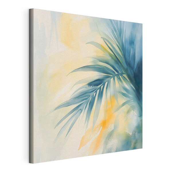 Canvas Schilderijen Aquarel van een plant