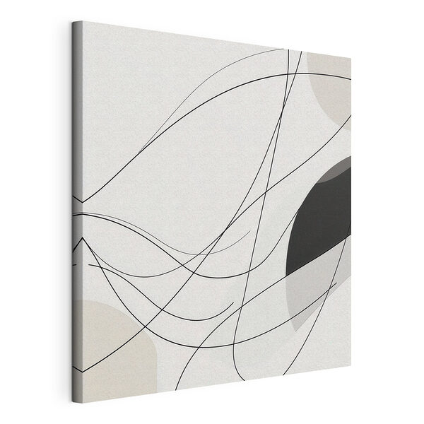 Canvas Schilderijen Zwart-witkunst