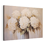 Canvas Schilderijen Schilderij van bloemen in een vaas