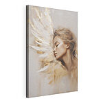 Canvas Schilderijen Schilderij van een vrouw met vleugels