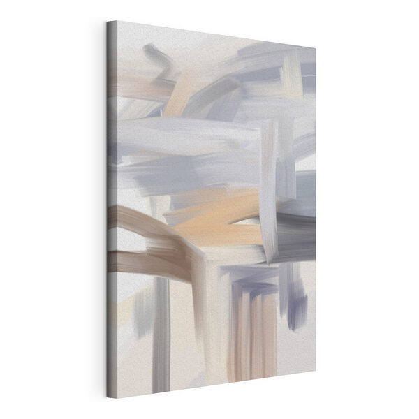 Canvas Schilderijen Abstracte versmelting van zachte tinten