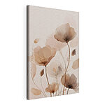 Canvas Schilderijen Fluisterende bloemen in zachte tinten
