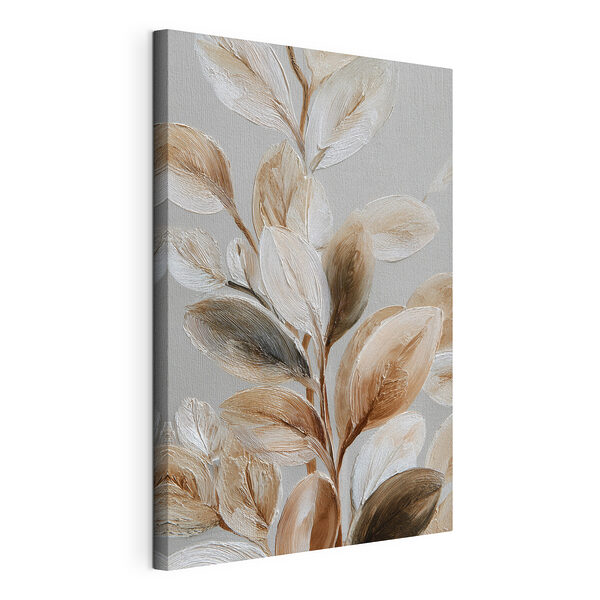 Canvas Schilderijen Elegant botanisch ontwerp in ingetogen tinten