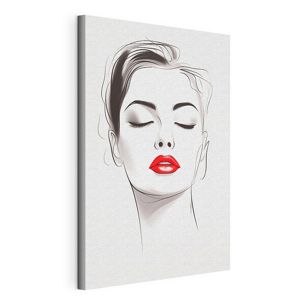 Canvas Schilderijen Rustige schoonheid in minimalistische stijl