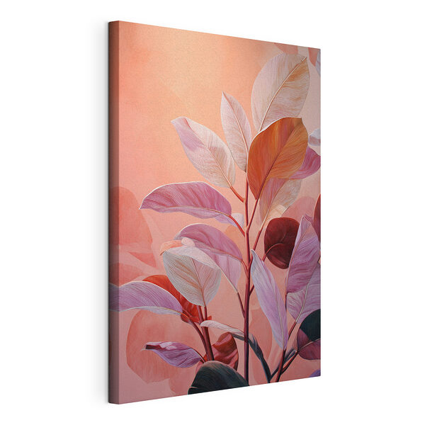 Plant met kleurrijk blad Canvas Schilderijen Plant met kleurrijk blad