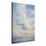 Canvas Schilderijen Blauwe lucht met wolken
