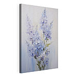 Canvas Schilderijen Schilderij van bloemen op een witte achtergrond
