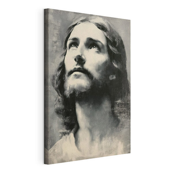Canvas Schilderijen Man die naar de hemel kijkt