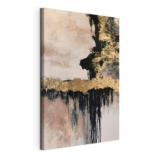 Canvas Schilderijen Abstracte schoonheid in donkere tinten