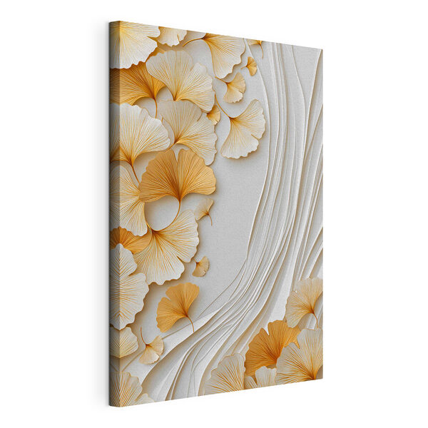 Fijne bloemmotieven in zachte tinten Canvas Schilderijen Fijne bloemmotieven in zachte tinten