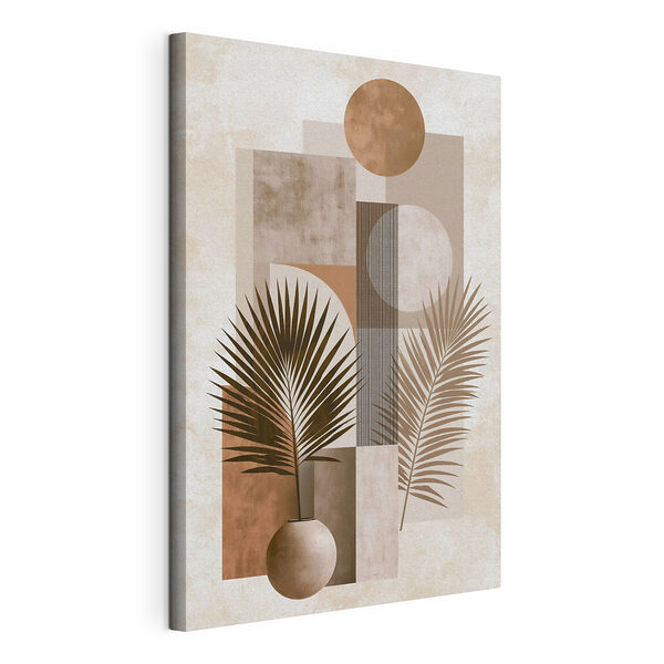 Canvas Schilderijen In een pot planten
