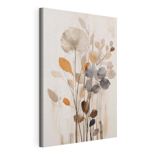 Schilderij van bladeren en takken Canvas Schilderijen Schilderij van bladeren en takken
