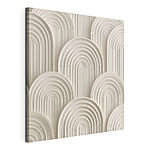 Canvas Schilderijen Elegante rondingen in zachte tinten