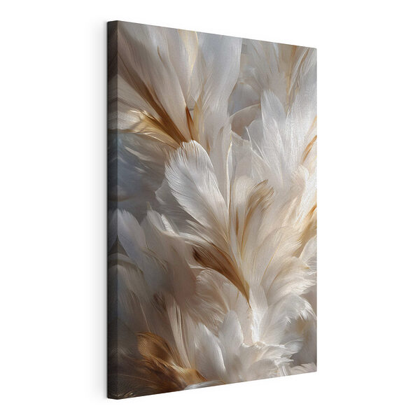 Zachte golven van zachte veren Canvas Schilderijen Zachte golven van zachte veren