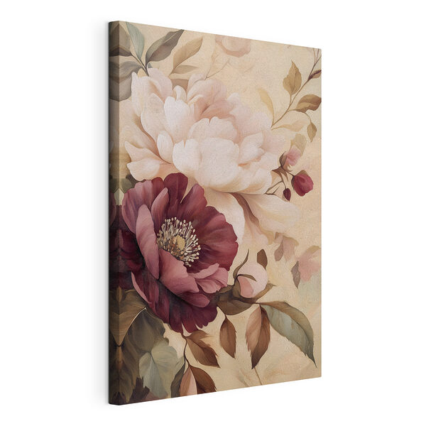 Bloesems in zachte, delicate tinten Canvas Schilderijen Bloesems in zachte, delicate tinten