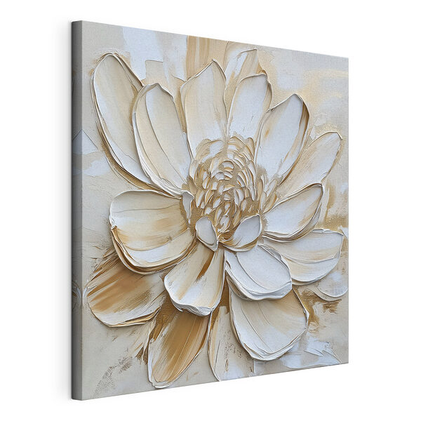 Tere bloem in zachte tinten Canvas Schilderijen Tere bloem in zachte tinten