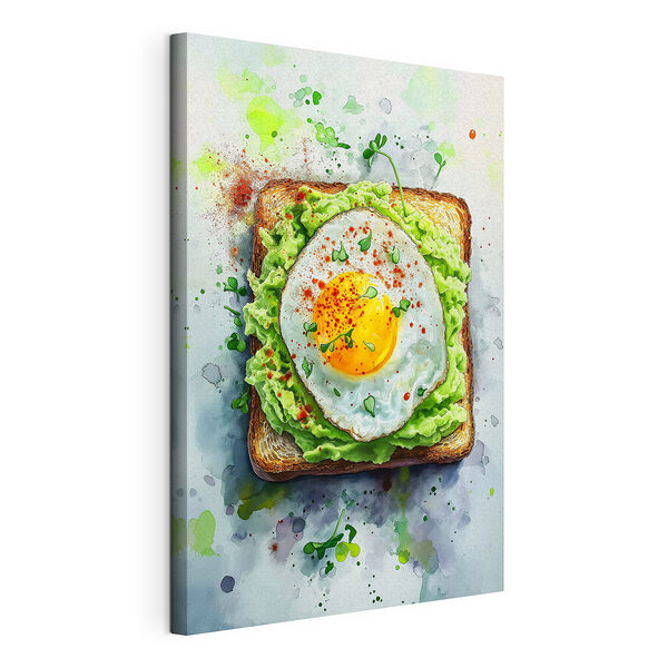 Eten op tafel Canvas Schilderijen Eten op tafel