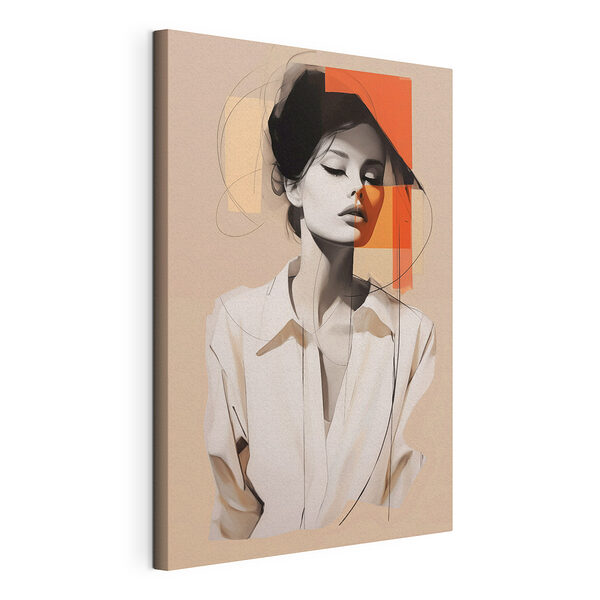Elegante eenvoud in moderne kunst Canvas Schilderijen Elegante eenvoud in moderne kunst