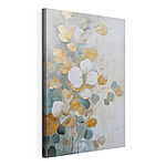 Canvas Schilderijen Verse bloemen in zachte tinten
